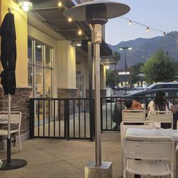 Patio. Pleasant place to linger awhile. Patio. Pleasant place to linger awhile.