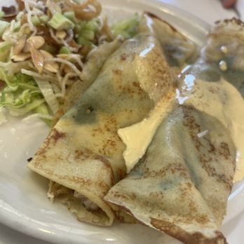 Aloha Stacks - Chicken Mushroom spinach Crepes - Pancakes Near Me - Cerritos, California