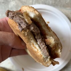 Jack's Drive-In - Soft burgers @ Jack's Drive In (single burger: $2.60)