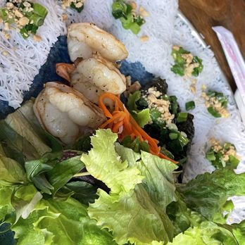 Que Viet - Tom Hum and Bo La Loc with banh hoi - Vietnamese Near Me - San Francisco, California