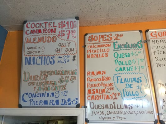 Menu photo 3 Mexican Deli Snackbar Richland Hills, TX