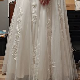 Dress is shorter in the back