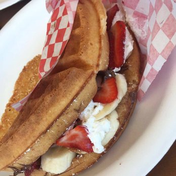 Waffles Cafe - Strawberry and banana sandwich. Also has Nutella and whip cream. Super delicious. - Coffee & Tea Near Me - Las Vegas, Nevada Waffles Cafe - Strawberry and banana sandwich. Also has Nutella and whip cream. Super delicious. - Coffee & Tea Near Me - Las Vegas, Nevada
