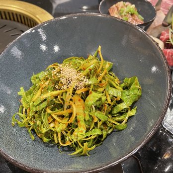 Honest Grill - Honest grill: scallion salad - Barbeque Near Me - Centreville, Virginia