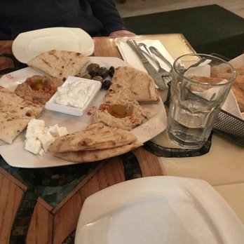 Gypsy Cafe - Mezza plate . Do itttt - New American Near Me - Lincoln, New Hampshire