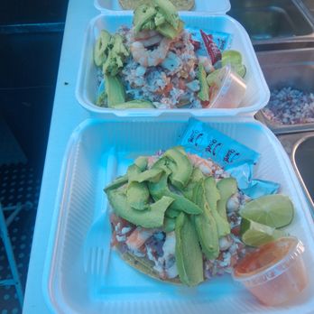 Jala Mariscos - Tostada de camaron - Food Trucks Near Me - Los Angeles, California Jala Mariscos - Tostada de camaron - Food Trucks Near Me - Los Angeles, California
