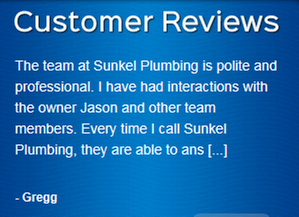 Slide of Sunkel Plumbing
