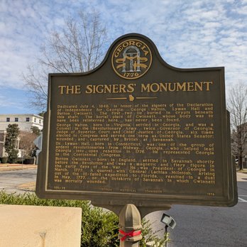 The Signers' Monument - The Signers' Monument, Augusta - Public Art Near Me - Augusta, Georgia The Signers' Monument - The Signers' Monument, Augusta - Public Art Near Me - Augusta, Georgia