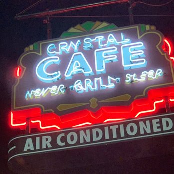 The Crystal Grill - Nighttime sign - New American Near Me - Greenwood, Mississippi The Crystal Grill - Nighttime sign - New American Near Me - Greenwood, Mississippi