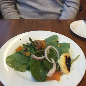 Zookers Restaurant - Spinach salad with dried fruit and goat cheese. My favorite! - American Near Me - Carpinteria, California Zookers Restaurant - Spinach salad with dried fruit and goat cheese. My favorite! - American Near Me - Carpinteria, California