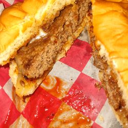 Stockyard Grill & Saloon - My Thursday burger w pepper jack cheese