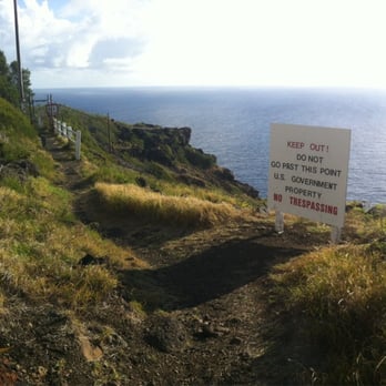 Makapu'u Point Lighthouse Trail - The trail to the Lighthouse. Trespass at your own risk! - Hiking Near Me - Honolulu, Hawaii