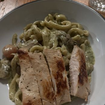 Saltbreaker - Mushroom pasta added chicken - Cocktail Bars Near Me - Alameda, California