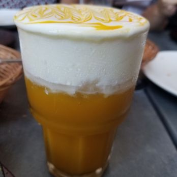 NEP Cafe - Cheese foam mango green tea - Breakfast & Brunch Near Me - Irvine, California NEP Cafe - Cheese foam mango green tea - Breakfast & Brunch Near Me - Irvine, California