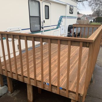 Mark Owens General Contractor - a deck with railings - General Contractors Near Me Mark Owens General Contractor - a deck with railings - General Contractors Near Me