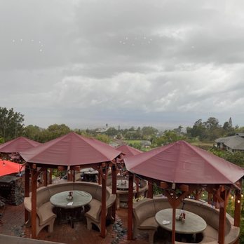 Kula Lodge & Restaurant - View from inside dining - Breakfast & Brunch Near Me - Kula, Hawaii Kula Lodge & Restaurant - View from inside dining - Breakfast & Brunch Near Me - Kula, Hawaii