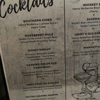 Jimmy Madison's - Whiskey based cocktails. - Southern Near Me - Harrisonburg, Virginia