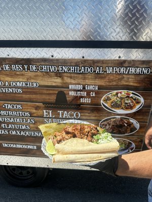 Menu photo 1 El Taco Sabroson Hollister, CA Menu photo 1 El Taco Sabroson Hollister, CA