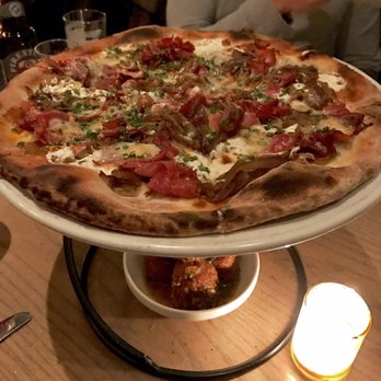 Via 13 - capicola pizza with caramelized onions. so good - Italian Near Me - New York, New York