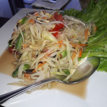 Thai Table Time - Papaya Salad is bomb! - Thai Near Me - Oceanside, California