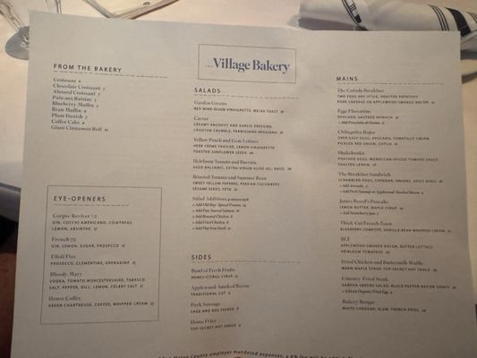 Menu photo 3 The Village Bakery Woodside, CA