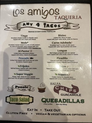 Menu photo 3 Los Amigos Taqueria Vancouver, BC Menu photo 3 Los Amigos Taqueria Vancouver, BC