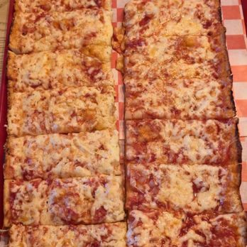 Pizza Heaven - Whole tray of cheese, half without onion. - Pizza Near Me - Luzerne, Pennsylvania