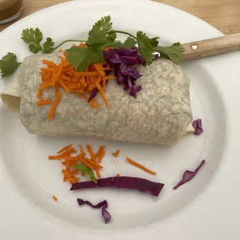 Mendocino Cafe - Thai burrito with tofu - Cafes Near Me - Mendocino, California