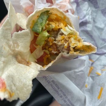 Taco Bell - Crispy Cantina taco with avocado Crema. Not real attractive but very tasty! - Fast Food Near Me - Mount Pleasant, South Carolina Taco Bell - Crispy Cantina taco with avocado Crema. Not real attractive but very tasty! - Fast Food Near Me - Mount Pleasant, South Carolina