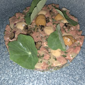 Campfire - Beef tartare - New American Near Me - Carlsbad, California Campfire - Beef tartare - New American Near Me - Carlsbad, California