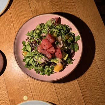 Valley Goat - Crispy quinoa + tuna poke salad - New American Near Me - Sunnyvale, California Valley Goat - Crispy quinoa + tuna poke salad - New American Near Me - Sunnyvale, California