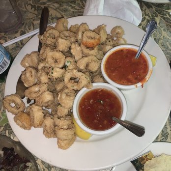 D'Italia Restaurant - Calamari, they were nice enough to give us both the marinara sauce and sweet chili sauce! - Italian Near Me - Avenel, New Jersey D'Italia Restaurant - Calamari, they were nice enough to give us both the marinara sauce and sweet chili sauce! - Italian Near Me - Avenel, New Jersey