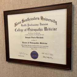 Joseph F Barakeh, DO PhD - Diploma