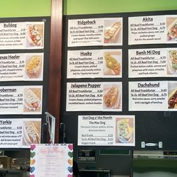 Skooder's Hot Dog - Menu to see what they offer.