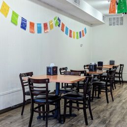 Part of the dining room