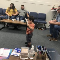 Little Joshua teaching Bible study Little Joshua teaching Bible study