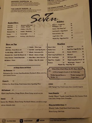 Menu photo 7 seven restaurant Clayton, MO