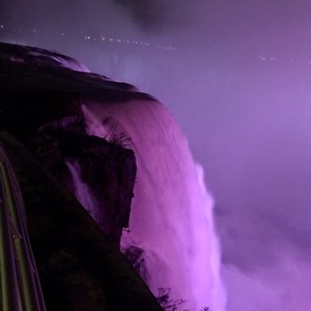 Goat Island - Falls at night - Landmarks & Historical Buildings Near Me - Niagara Falls, New York Goat Island - Falls at night - Landmarks & Historical Buildings Near Me - Niagara Falls, New York