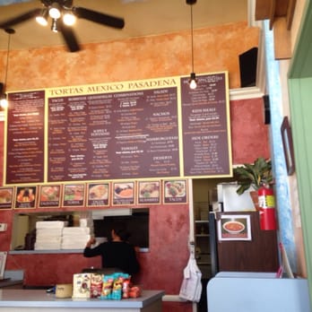 Tortas Mexico - Menu and my love behind the counter - Mexican Near Me - Pasadena, California Tortas Mexico - Menu and my love behind the counter - Mexican Near Me - Pasadena, California