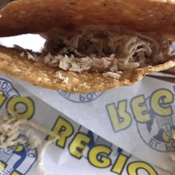 Pollo Regio - Pollo Regio's pitiful Tostada Siberia. Like, really?!? This is the product you put out?!? - Mexican Near Me - Dallas, Texas