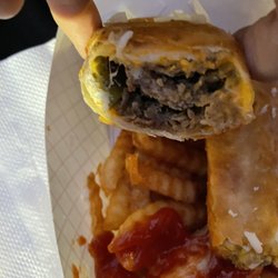 Tiffany's - Deep fried cheesesteak wrap and fries