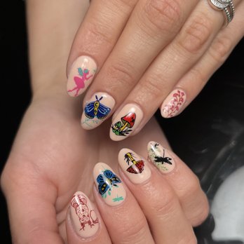 Eve’s Space - Stamped nails, Aren't they cute? - Nail Salons Near Me - Los Angeles, California Eve’s Space - Stamped nails, Aren't they cute? - Nail Salons Near Me - Los Angeles, California