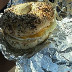 Biggby Coffee - Sausage egg cheese bagel