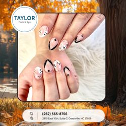 Taylor Nails Spa - Frightfully fabulous nails for a night of tricks and treats!  Show off your Halloween spirit with our creative designs!