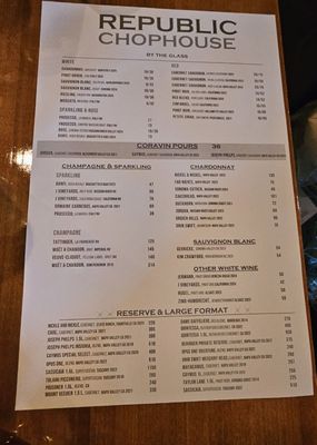 Menu photo 3 Republic Chophouse Green Bay, WI Menu photo 3 Republic Chophouse Green Bay, WI