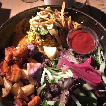 Root Down DIA - Korma Tofu Scramble - New American Near Me - Denver, Colorado