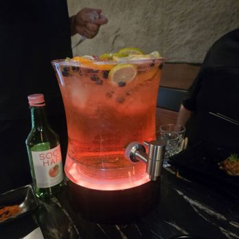 Khan Skewer Restaurant - 4 beers 1 soju and all the fruit - Barbeque Near Me - Honolulu, Hawaii