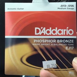 Andrew's Music - 8.25 for a pack worth 5 and cost then 4.75