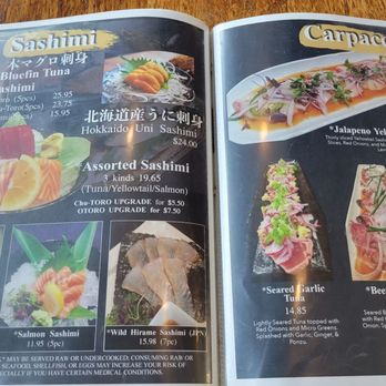 Hachi - Menu (Sept 2025) - Japanese Near Me - Portland, Oregon