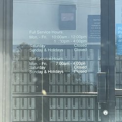 West Vernon Post Office - Business hours